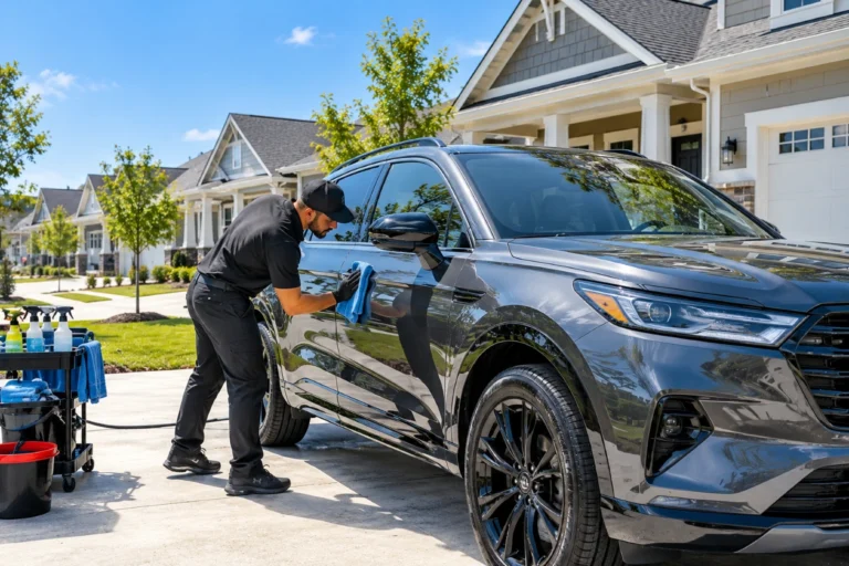Full car detail with foam bath hand wash in Summerville, SC